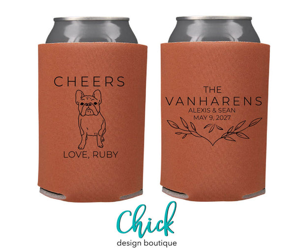 Cheers Floral Dog Can Coolers