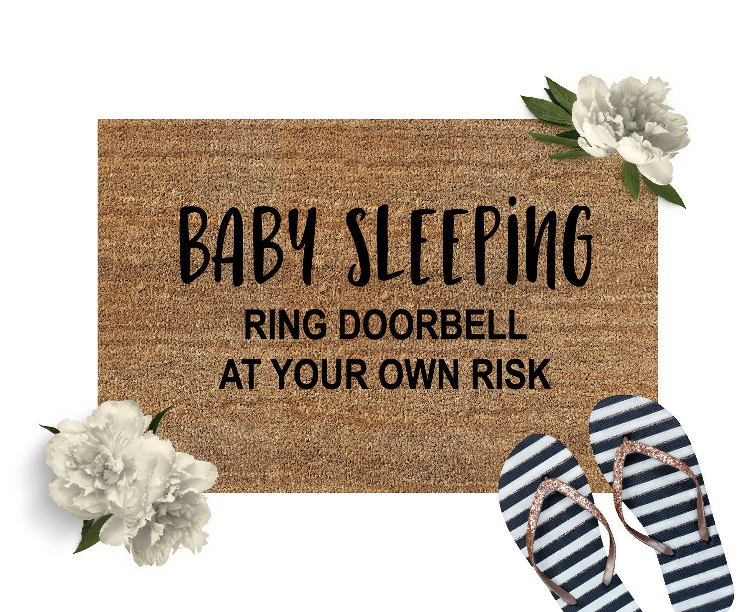 Baby Sleeping, Ring at Own Risk