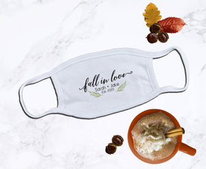 Custom Face Mask: Fall in Love Laurel