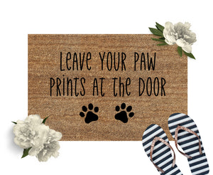 Leave Paw Prints At the Door